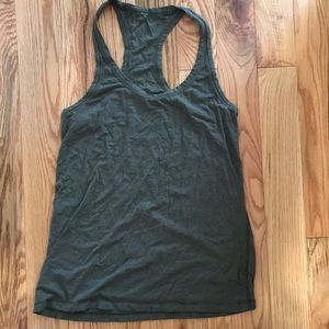 Green Lululemon tank top